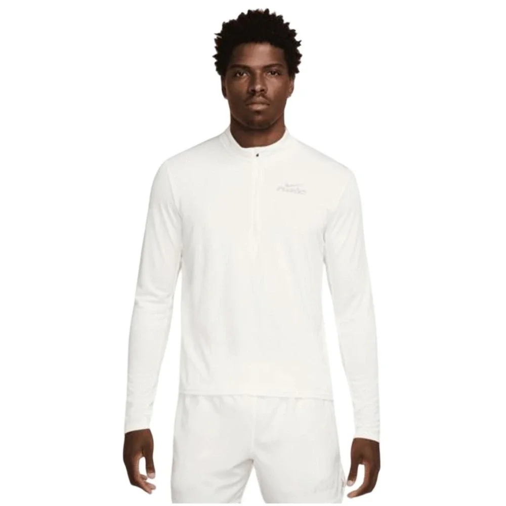 Nike Mens Pacer Flash Half-Zip Running Shirt White IB3772-133 Large